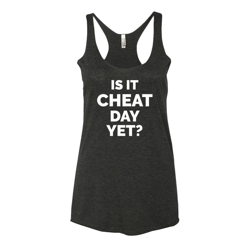 AmrapPro Is It Cheat Day Yet Tank Vintage Black