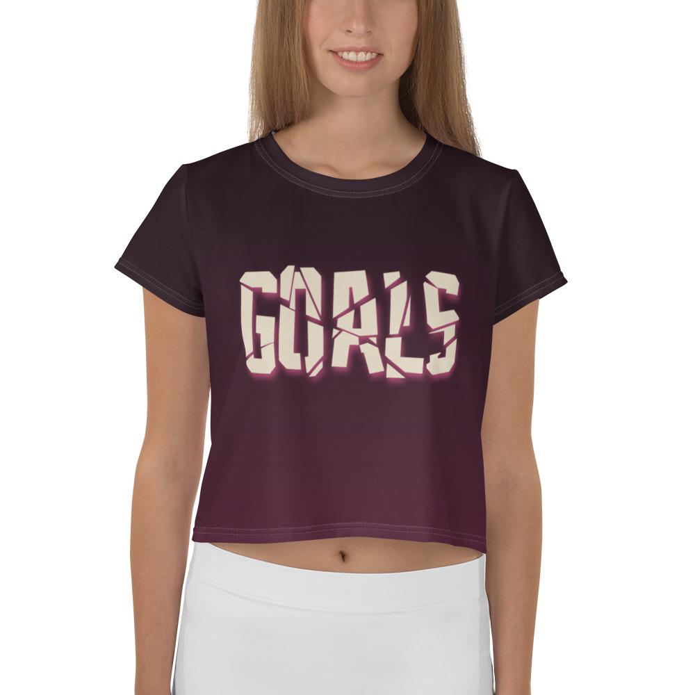 Crop Tee - Smashed Goals Crop Tee