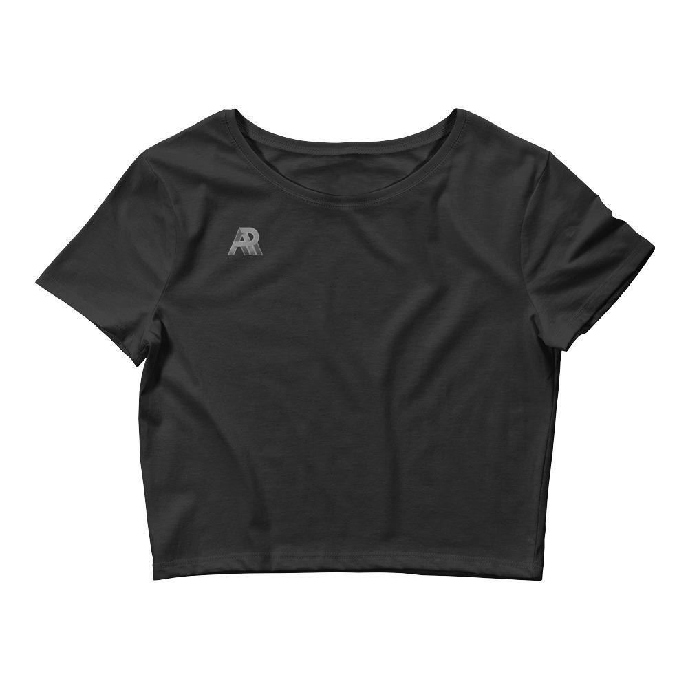 Crop Top - AmrapPro AP  Black Women’s Crop Tee