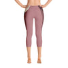 Leggings - Angular Camo  Blush Capri Leggings