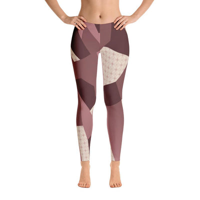 Leggings - Angular Camo  Blush Leggings