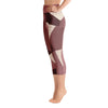 Leggings - Angular Camo  Blush Yoga Capri Leggings