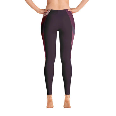 Leggings - Angular Geo Camo Purple Leggings