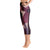 Leggings - Angular Geo Camo Yoga Capri Leggings Purple