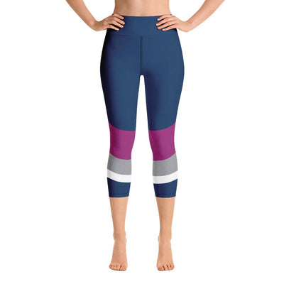 Leggings - Azure Yoga Capri Leggings