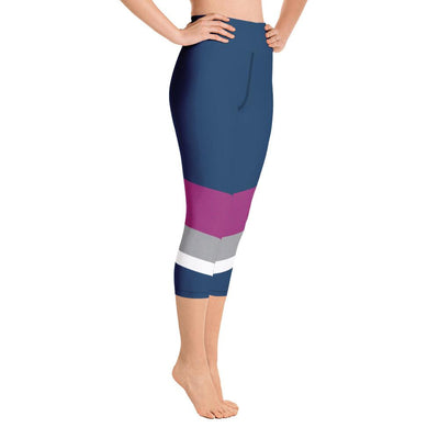 Leggings - Azure Yoga Capri Leggings