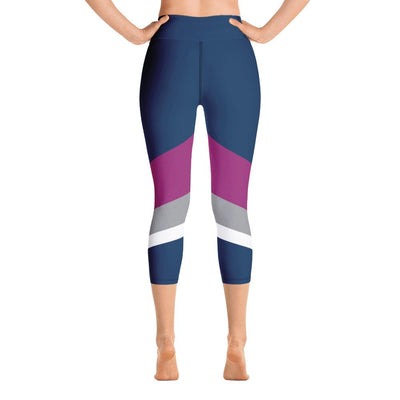 Leggings - Azure Yoga Capri Leggings