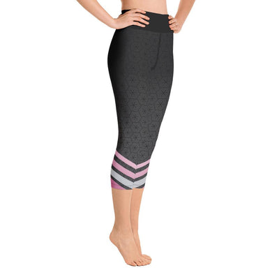 Leggings - Cerise Zen Yoga Capri Leggings