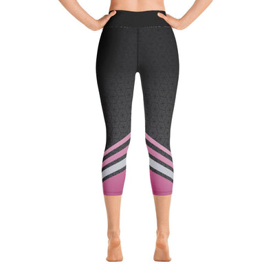 Leggings - Cerise Zen Yoga Capri Leggings