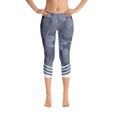 Leggings - Palmetto Grey Capri Leggings