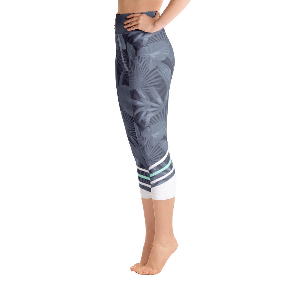 Leggings - Palmetto Grey Yoga Capri Leggings