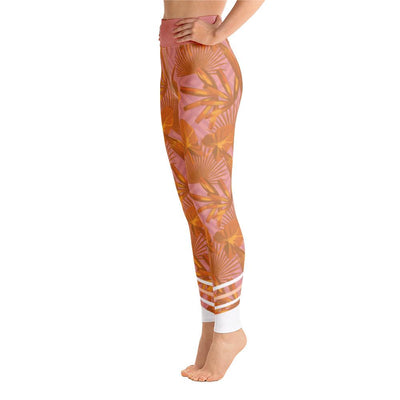 Leggings - Palmetto Peach Yoga Leggings