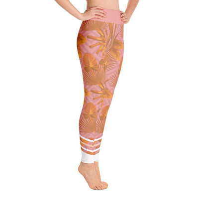 Leggings - Palmetto Peach Yoga Leggings