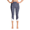Leggings - Pineapple Punch Grey Yoga Capri Leggings