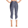 Leggings - Pineapple Punch Grey Yoga Capri Leggings