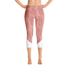 Leggings - Pineapple Punch Peach Capri Leggings