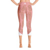 Leggings - Pineapple Punch Peach Yoga Capri Leggings