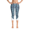 Leggings - Pineapple Punch Teal Capri Leggings