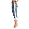 Leggings - Pineapple Punch Teal Yoga Capri Leggings