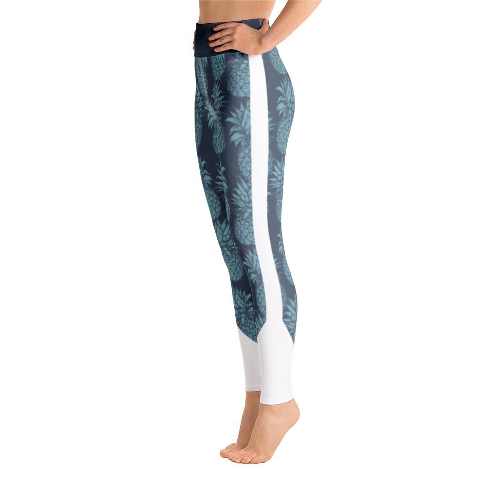 Leggings - Pineapple Punch Teal Yoga Leggings