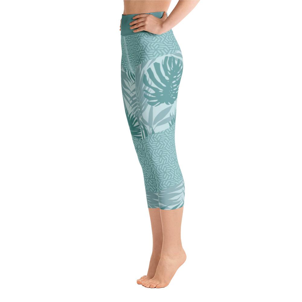 Leggings - Rhumdum Teal Yoga Capri Leggings