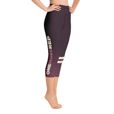 Leggings - Scalene One More Rep Yoga Capri Leggings