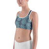 Sports Bra - Pineapple Punch Teal Sports Bra