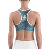 Sports Bra - Pineapple Punch Teal Sports Bra