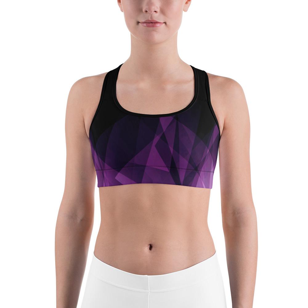 Sports Bra - Prismatic Sports Bra Dark Purple