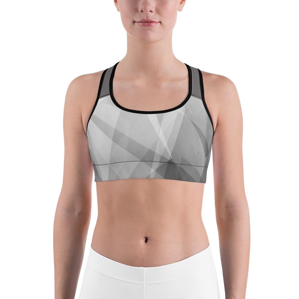 Sports Bra - Prismatic Sports Bra Grey
