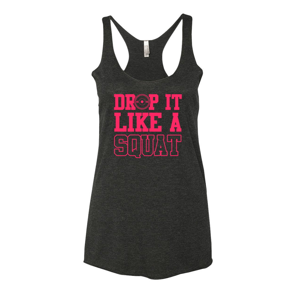 AmrapPro Drop It Like A Squat Tank Dark Gray
