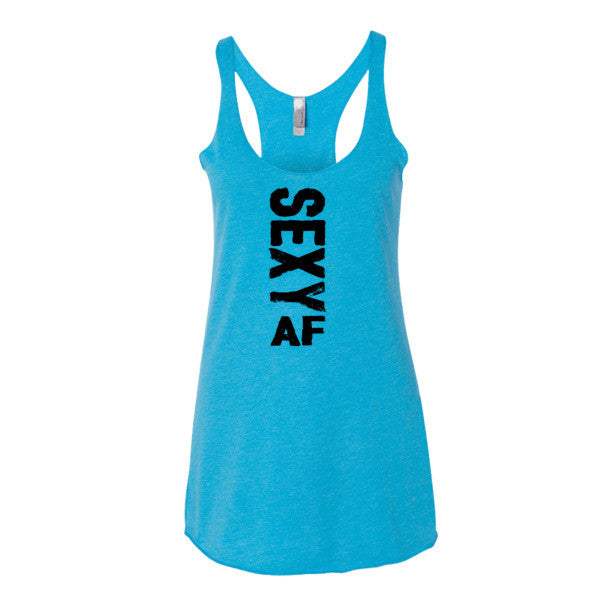 AmrapPro Sexy AF Tank Baby Blue